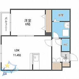 間取図画像 1LDK