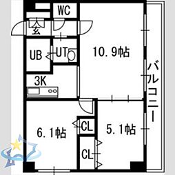 札幌市営南北線 中島公園駅 徒歩7分 3階/-