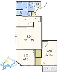 札幌市営東西線 西28丁目駅 徒歩9分 4階/-
