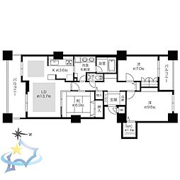 間取図画像 3LDK