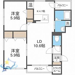 札幌市電2系統 西線9条旭山公園通駅 徒歩7分