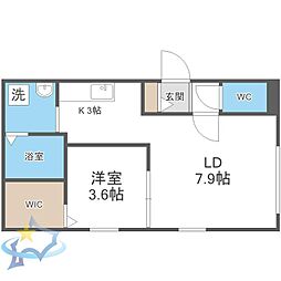 札幌市営東西線 宮の沢駅 徒歩3分 4階/-