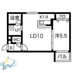 札幌市電2系統 西線16条駅 徒歩1分 2階/-