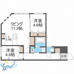 札幌市営南北線 すすきの駅 徒歩6分 4階/-
