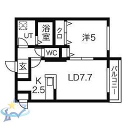 札幌市営東西線 西28丁目駅 徒歩6分 2階/-