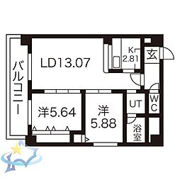 札幌市営東西線 発寒南駅 徒歩13分