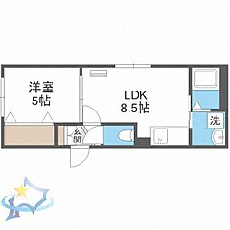 札幌市営東西線 発寒南駅 徒歩13分 3階/-