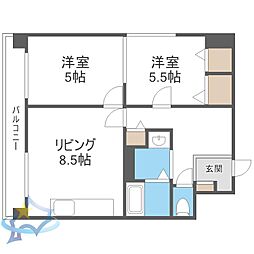 札幌市電2系統 東屯田通駅 徒歩4分