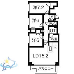 札幌市営東西線 西28丁目駅 徒歩10分 6階/-