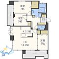 クリオ円山鳥居前8階23.3万円
