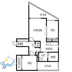 札幌市電2系統 幌南小学校前駅 徒歩4分