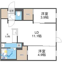 札幌市営東西線 発寒南駅 徒歩8分 3階/-