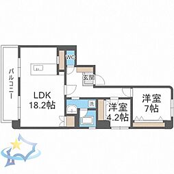 札幌市電2系統 ロープウェイ入口駅 徒歩1分 2階/-