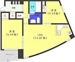 INFINITY22 2LDKの間取図画像