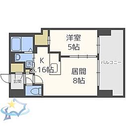 MODENAFINEST 1LDKの間取図画像