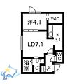 Porte・bonheurNishisen6jo5階7.0万円