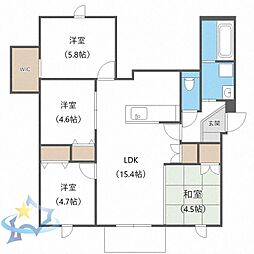 札幌市電2系統 西線16条駅 徒歩4分 3階/-