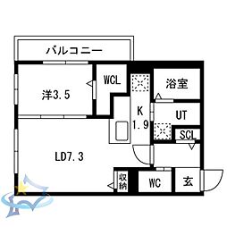 札幌市営東西線 円山公園駅 徒歩7分 4階/-