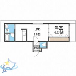 札幌市営東西線 琴似駅 徒歩4分 1階/-