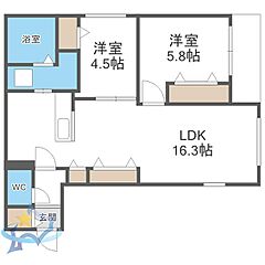物件の間取り