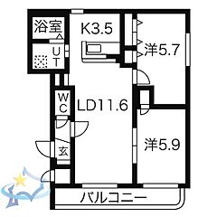物件の間取り