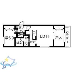 物件の間取り