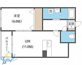 北海道札幌市中央区南六条西13丁目（賃貸マンション1LDK・2階・42.00㎡） その2