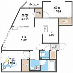 札幌市営東西線 円山公園駅 徒歩12分 5階/-
