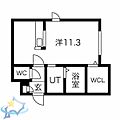 ING南8条1階4.4万円
