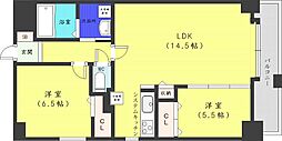 ラディア近代美術館前 2LDKの間取図画像