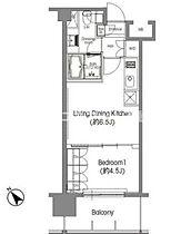 東京都港区三田4丁目9-7（賃貸マンション1DK・5階・32.46㎡） その1