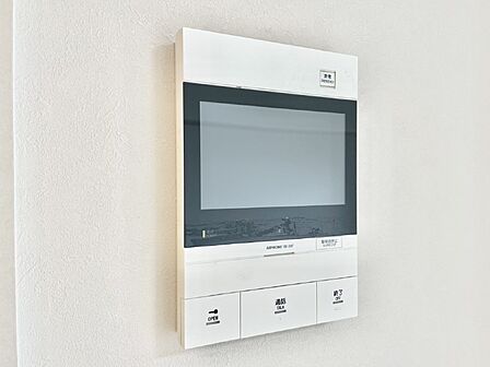 TVモニター付インターフォンが付いていてセキュリティ充実