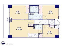志木南パーク・ホームズ 3LDKの間取図画像