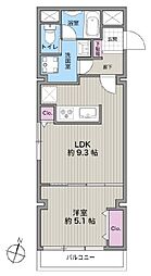 豊玉第2コーポラス 1LDKの間取図画像