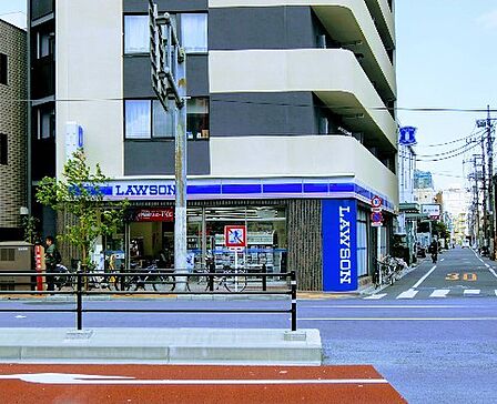 コンビニ 40m ローソン 泪橋店