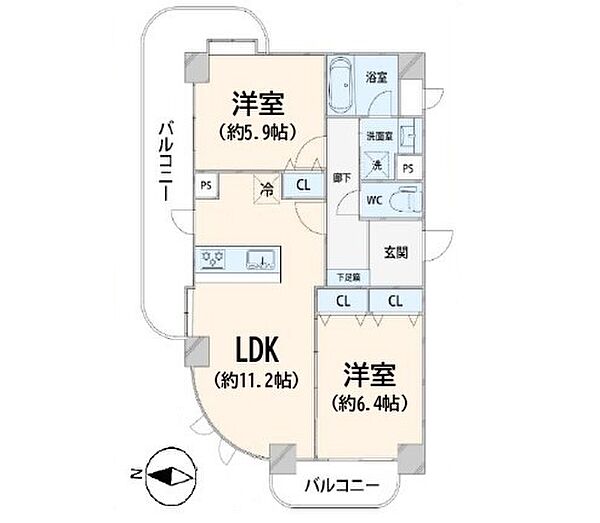 間取りを拡大表示