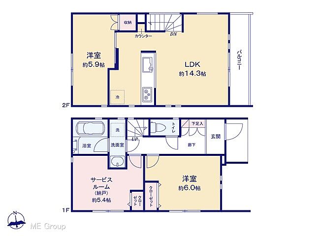 間取り 杉並区下井草3丁目