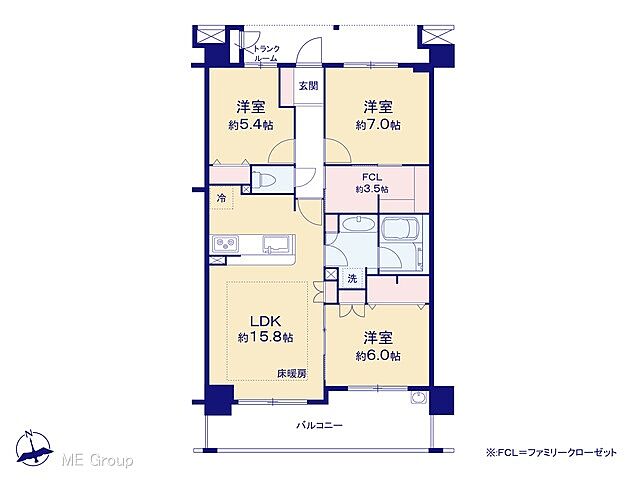 間取り オーベル吉祥寺EAST 4階/-