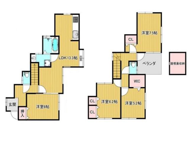 間取り 足立区本木1丁目