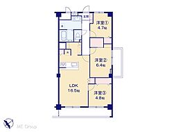 間取図画像 3LDK