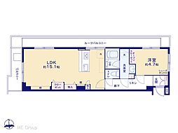 アンバサダー三軒茶屋 1LDKの間取図画像