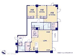 間取図画像 3LDK