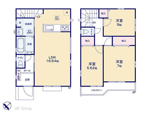 間取りを拡大表示