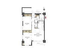 ヴィアーレタワー西川口 3LDKの間取図画像