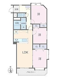 マスターズホーム江古田 3LDKの間取図画像