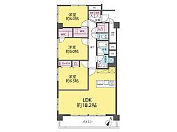 成宗マンション 3LDKの間取図画像