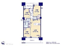 クラッシィハウス世田谷公園 3LDKの間取図画像