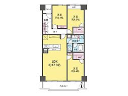 成増ハウス 3LDKの間取図画像