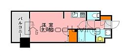 LANDICS4173 ワンルームの間取図画像