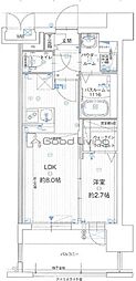 グランフォーレ千早プレミア 1LDKの間取図画像